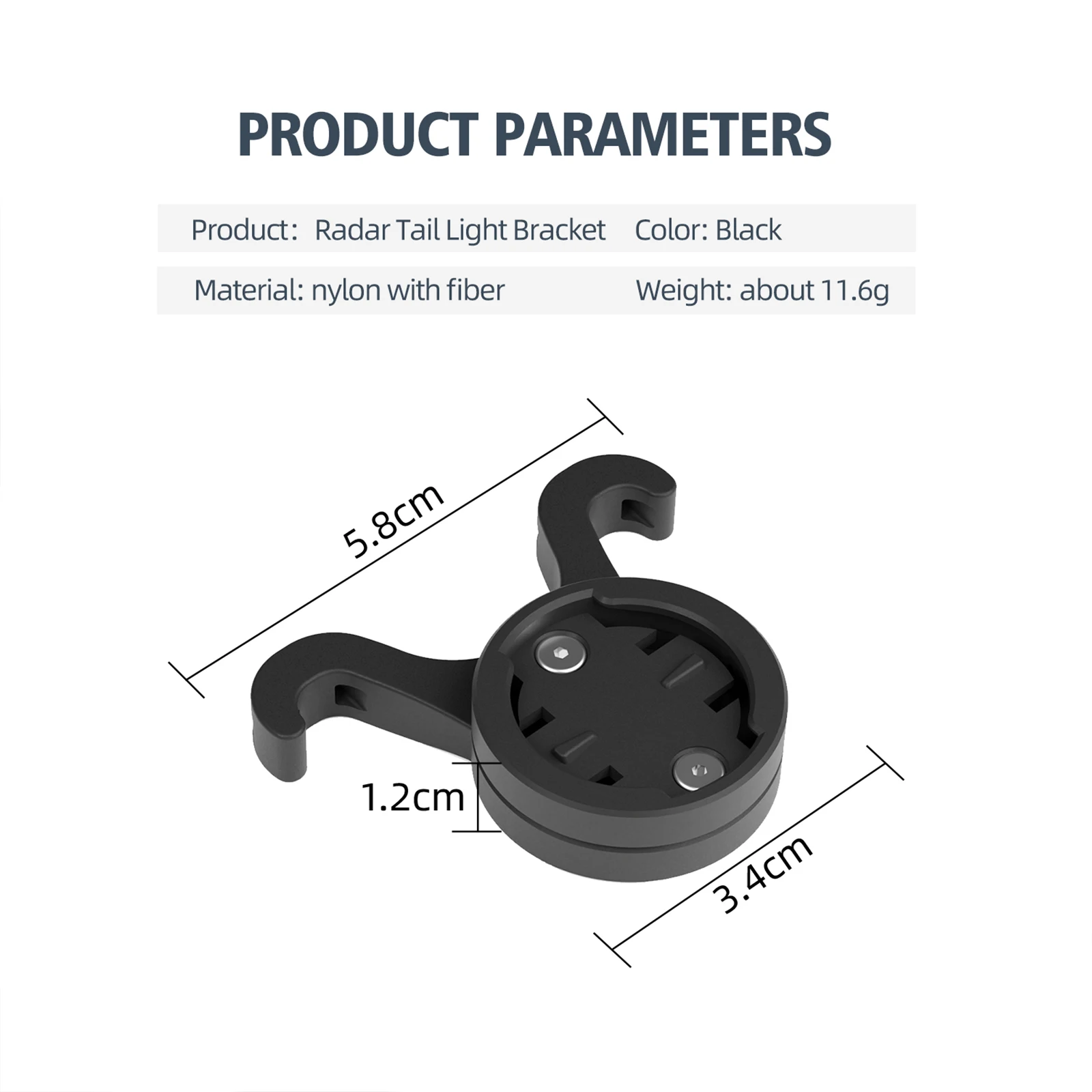 CYCLAMI S11 Bicycle Saddle Lamp Mount Bike Taillight Seatpost Holder Bracket For Garmin Radar RT510 RTL515 RVR315 L308 L508 TL30 image 5
