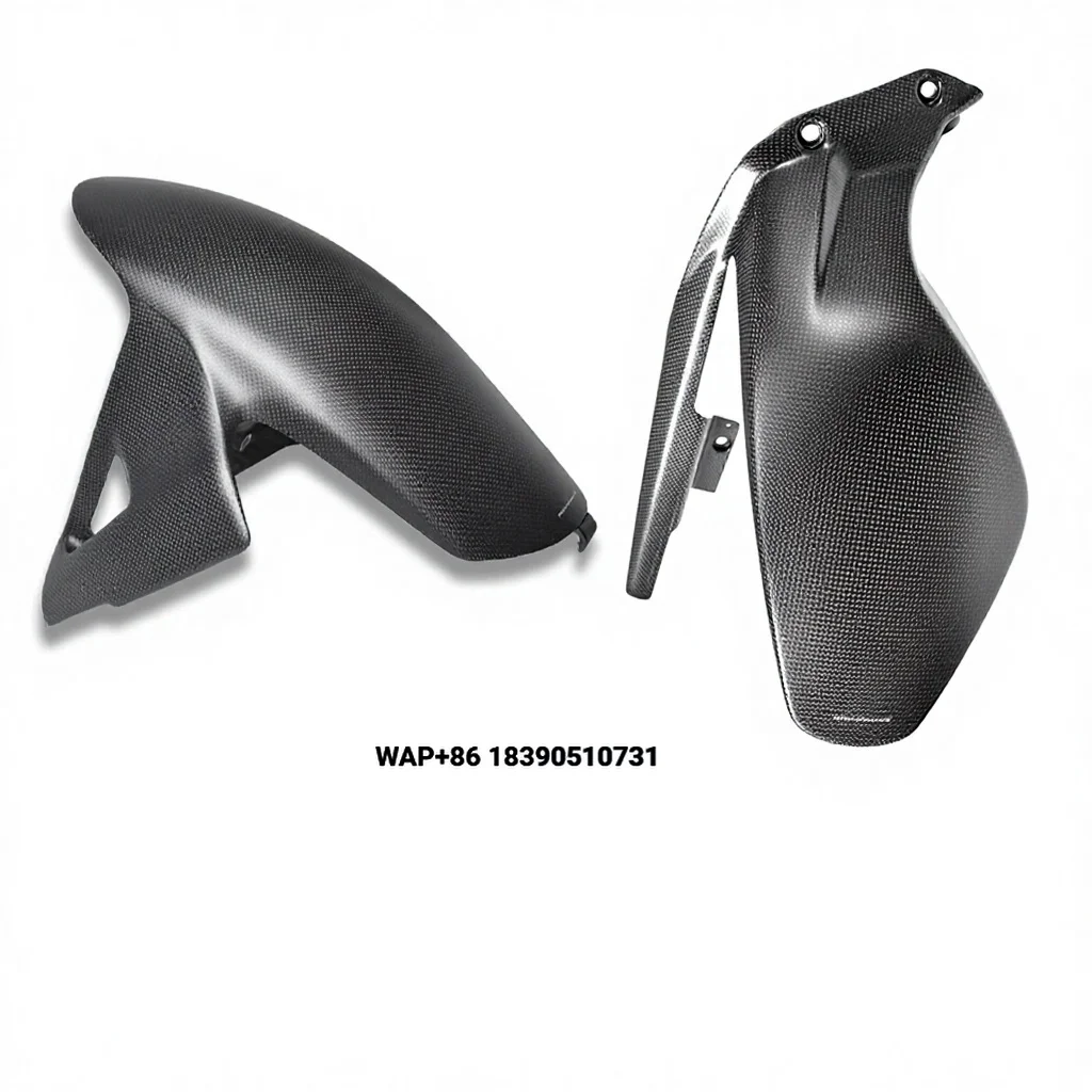Panigale/Streetfighter V4 V4S 2018-2023 2024 Black Matte Front Fender Rear Hugger Mudguards Perfect Fit Original Fairing