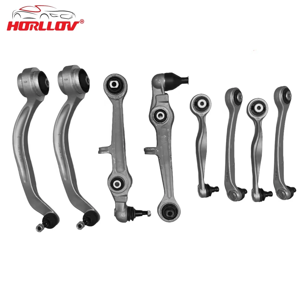 

8PCS Upper Left Right Control Arm Kit for Audi A4 A6 S4 Volkswagen Passat 3B2 3B3 3B6 8E0407510A 8E0407505A 8E0407506A