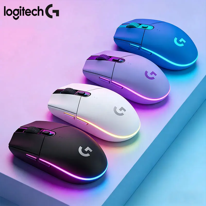 

Logitech G305 Двухрежимная беспроводная бесшумная мышь, эргономичная, легкая и простая в использовании, предпочтительная офисная периферия для киберспорта!