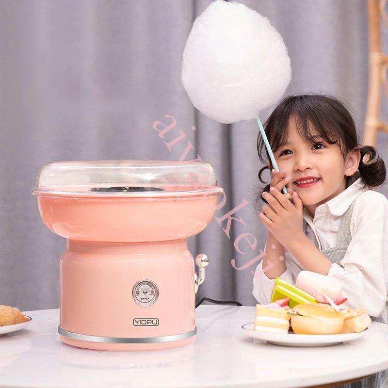 Electric DIY Sweet Cotton Candy Maker Automatic Cotton Sugar Floss Machine Children\'s Day Marshmallow Machine