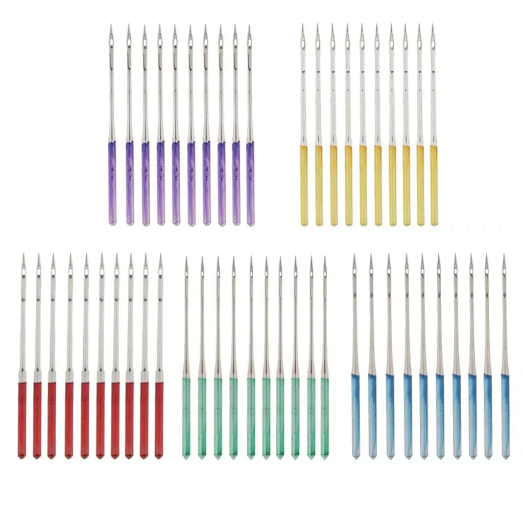 Mixed Sewing Machine Needle Set Stainless Steel Anti Jump Lockstitch Kit Industrial Dbx1 for Elastic Fabrics