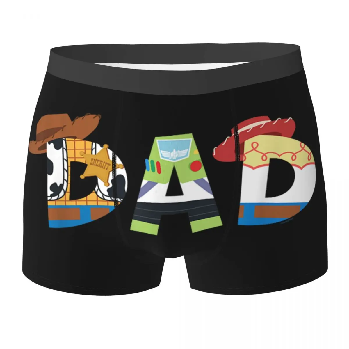 

История игрушек, нижнее белье для папы, дня отца, дня рождения, дышащие трусики, шорты на заказ, трусы для мужчин, 3D чехол, боксеры больших размеров