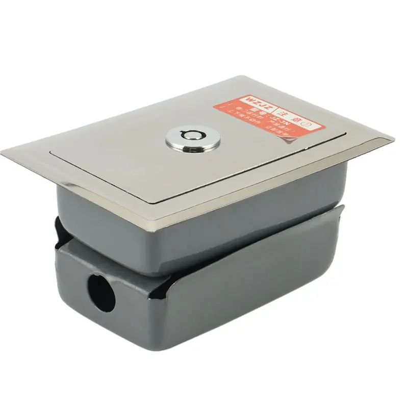【MUST-HAVE】4X Garage Door Opener, Electric Door Roll Switch Lock Box, Surface Mounted Concealed Button Switch B