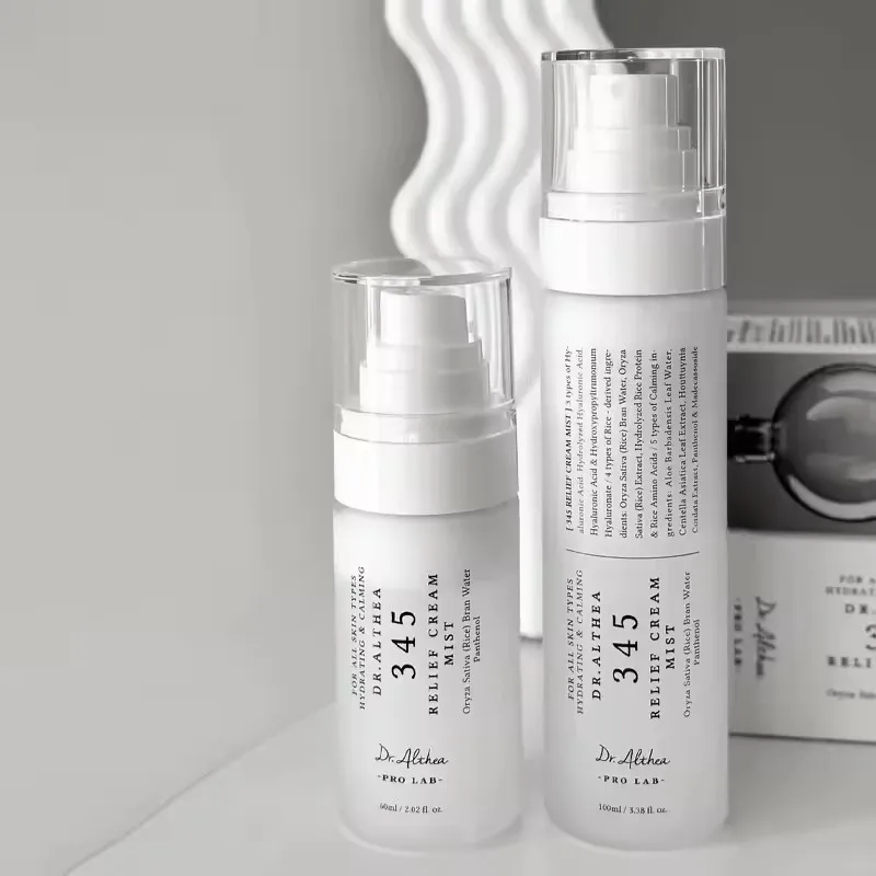 Dr.Althea 345 Relief Cream Mist Facial Spray for All Skin Types Rice Extract Panthenol Calming Skin Care Moisturizer Face Repair