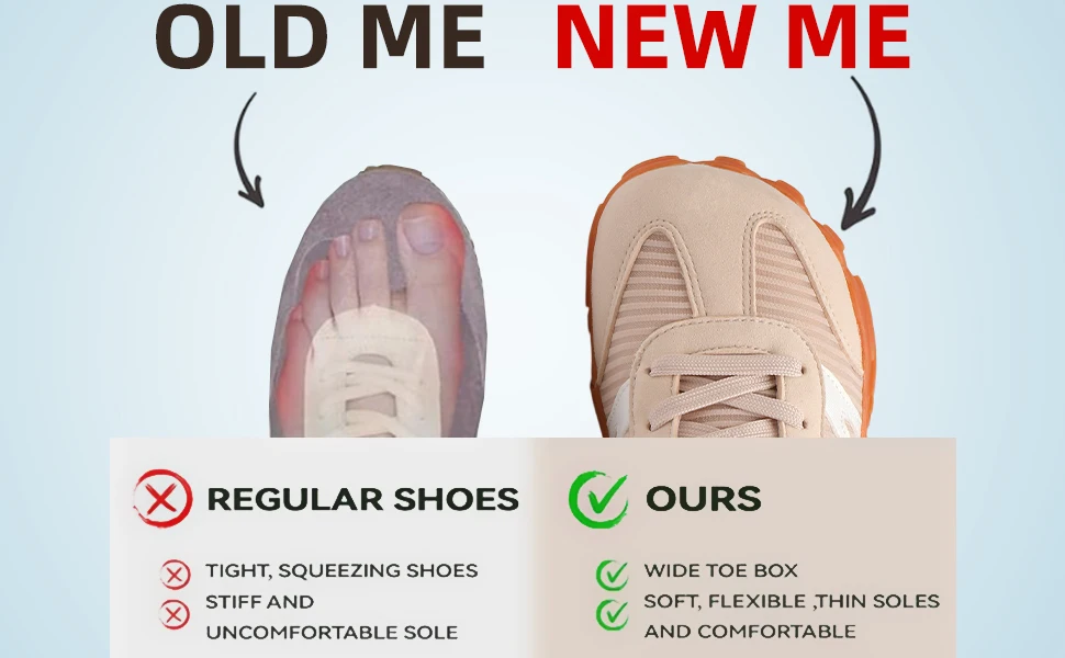 Unisex Barfußschuhe mit breiter Zehenpartie, Freizeit-Sportschuhe für Damen, Laufschuhe, minimalistische, rutschfeste, atmungsaktive Walking-Sportschuhe – Detail 4
