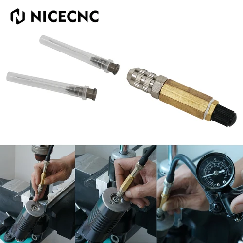 Kit de agujas de nitrógeno, herramienta de llenado de golpes para Polaris RZR Arctic Cat FOX UTV, Kit de agujas de nitrógeno para Motocross, horquilla de llenado de golpes