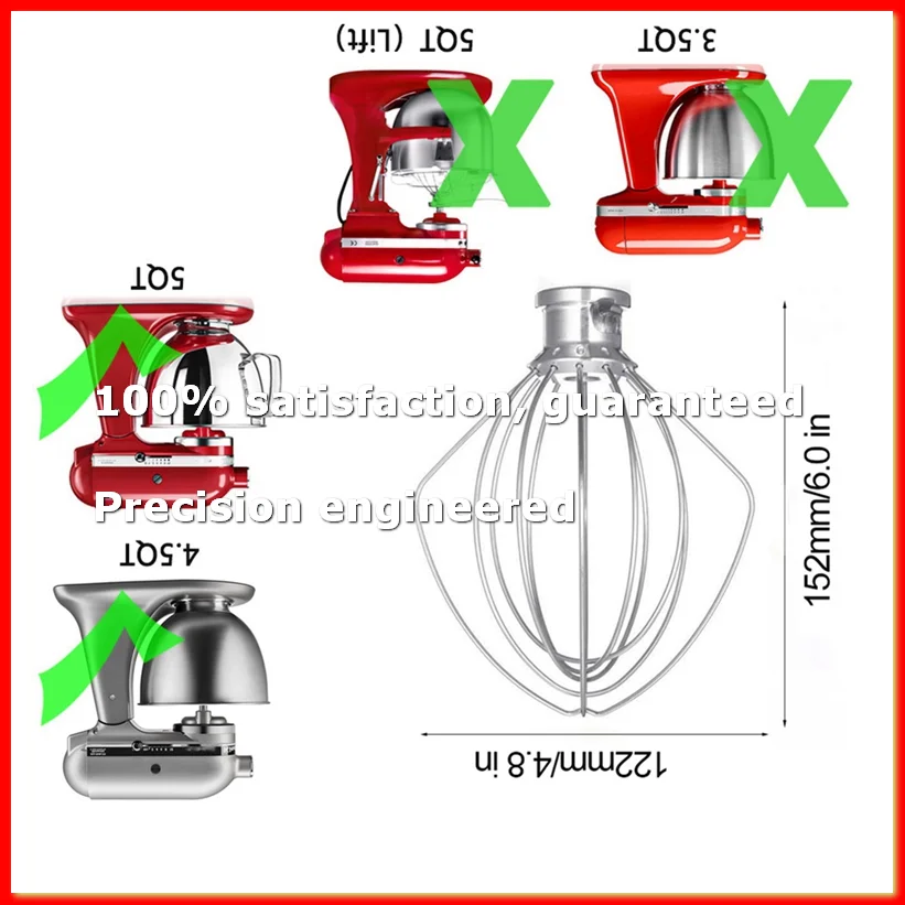 

For Mixer for 4.5-5 Qt. Tilt-Head Stand Mixers K45B/K5THCB/K5THBS for Paddle Assecories-A79M