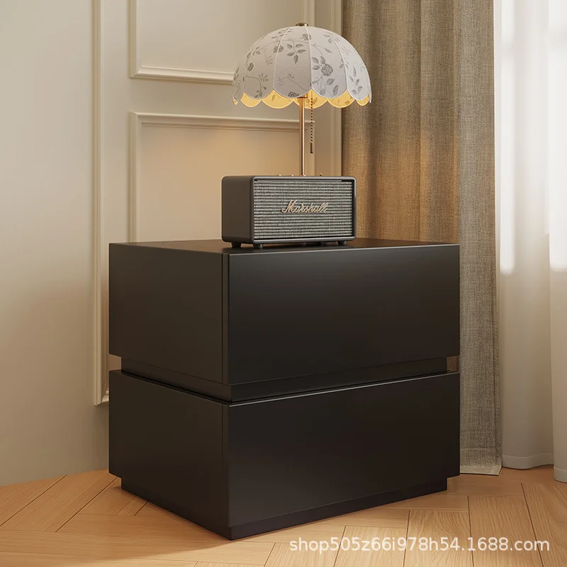 Factory Wholesale New Functional Locking Nightststand Hidden Secret Compartment Night Table for Bedroompromote Sales