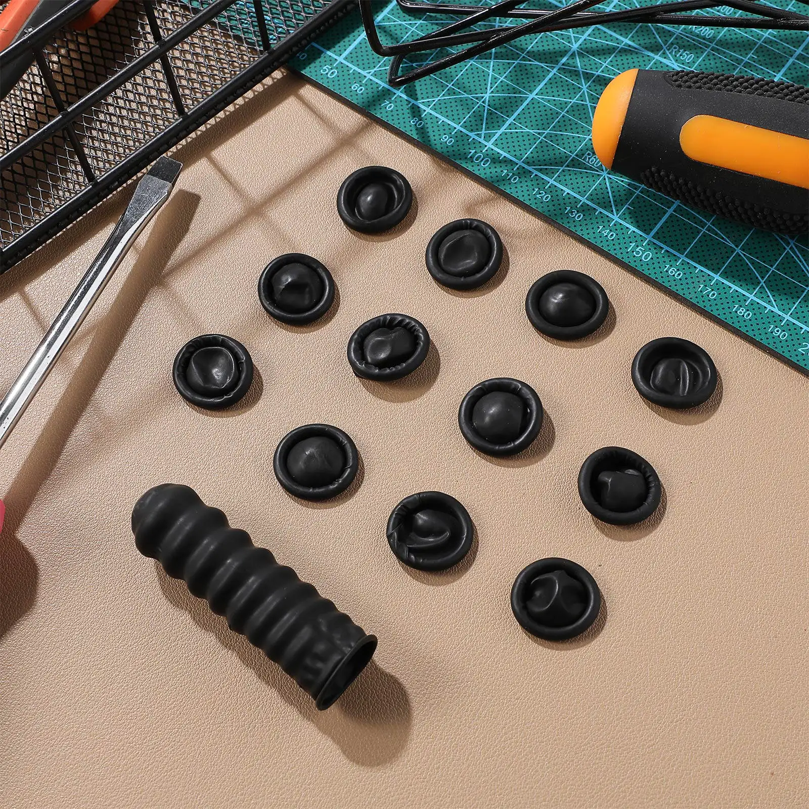 

100 шт. антистатических чехлов для тату-машинок из латекса, гибкие, нескользящие, для стерильного использования