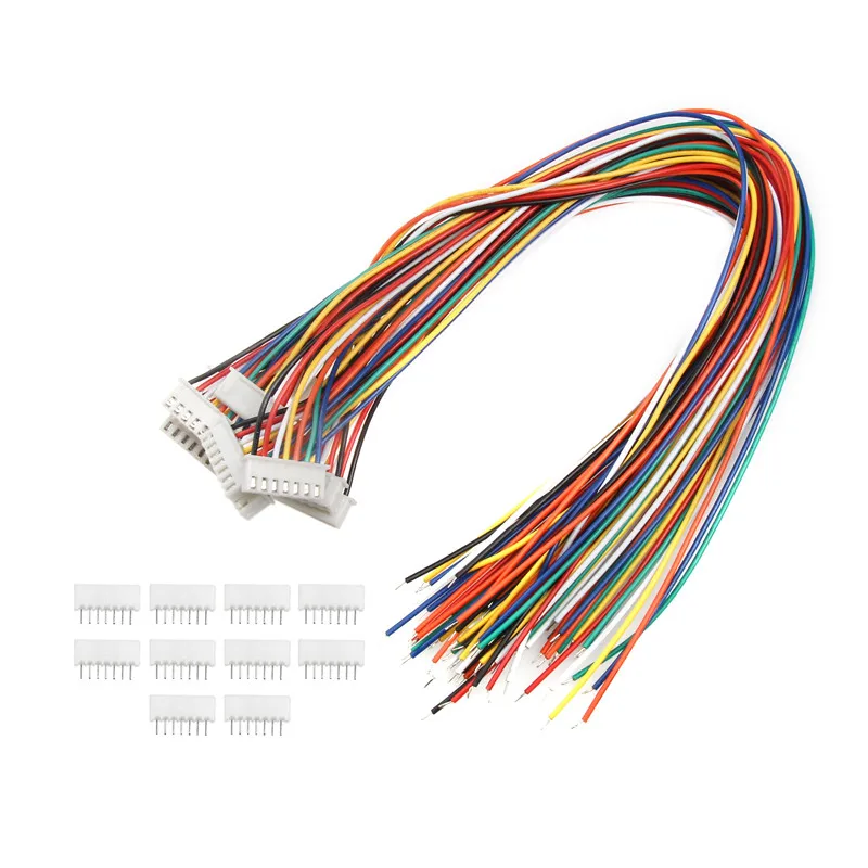 10Sets 2/3/4/5/6/7/8/9/10-Pin Mini Micro JST PH-2.0 Connector Male Female Plug With Wires Cables Socket Connectors 300MM 26AWG