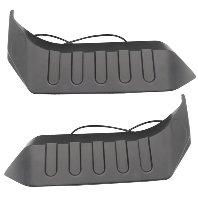 

For Jeep Wrangler 2007-2023 Rear Roof Light Spoiler Rear Side Splitter Top Flange Tail Wing