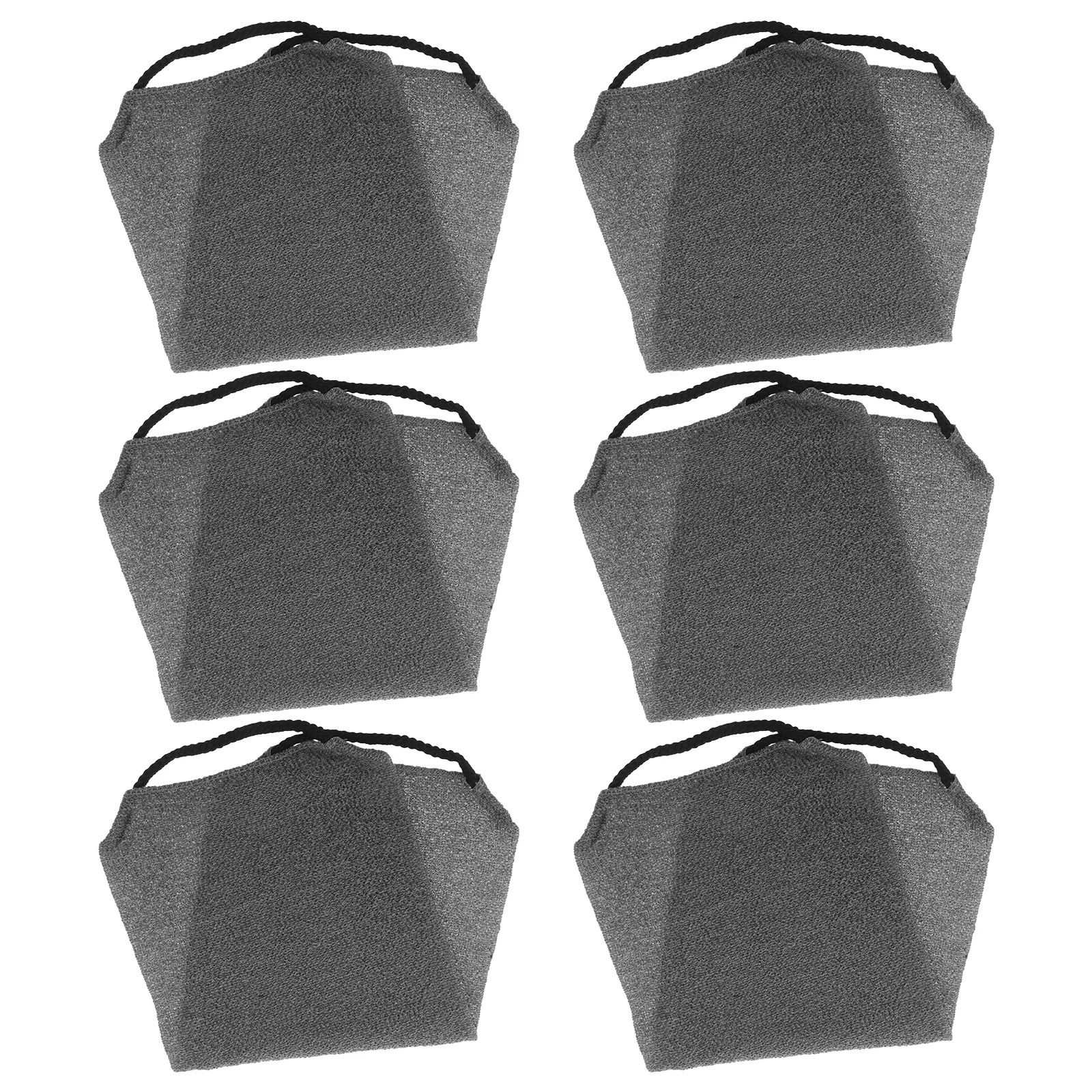 

6Pcs Exfoliating Washcloth Body Scrubber Gentle Nylon Back Scrubber Shower Towel Deep Clean Japanese Washable Back Strap