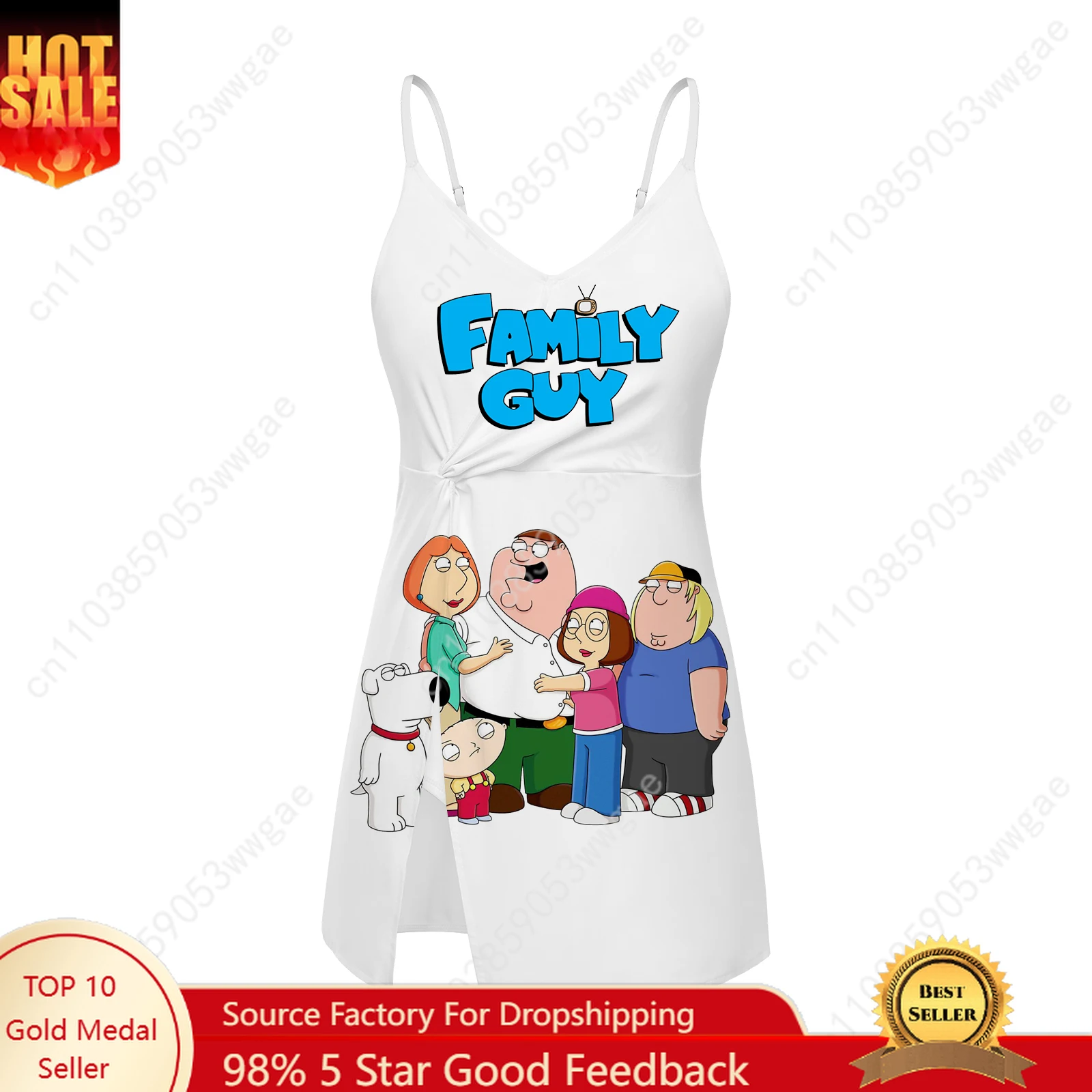 

Family Guy Sling Dress Swimsuit Womens Bathing Suits Personalized Fashion Swimwear Pool Party Beach Bikini Custom Made Beachwear