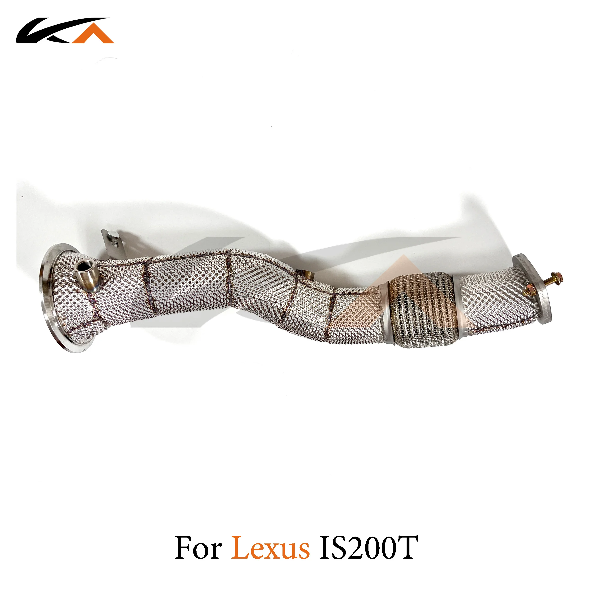 KA Tuning exhaust system parts headers stainless downpipe for Lexus IS200t 2.0T axle pipe performance catalysis heat shield