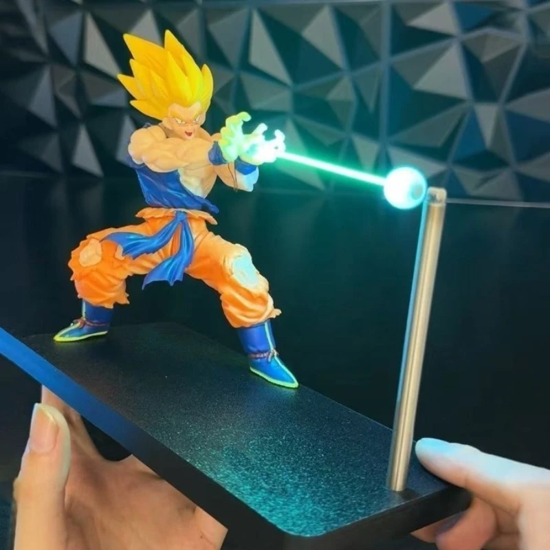 

Bandai Dragon Ball Son Goku Night Light Anime Touch Kamehameha Night Light Creative Desk Decoration Cool Model Doll Boys Gifts