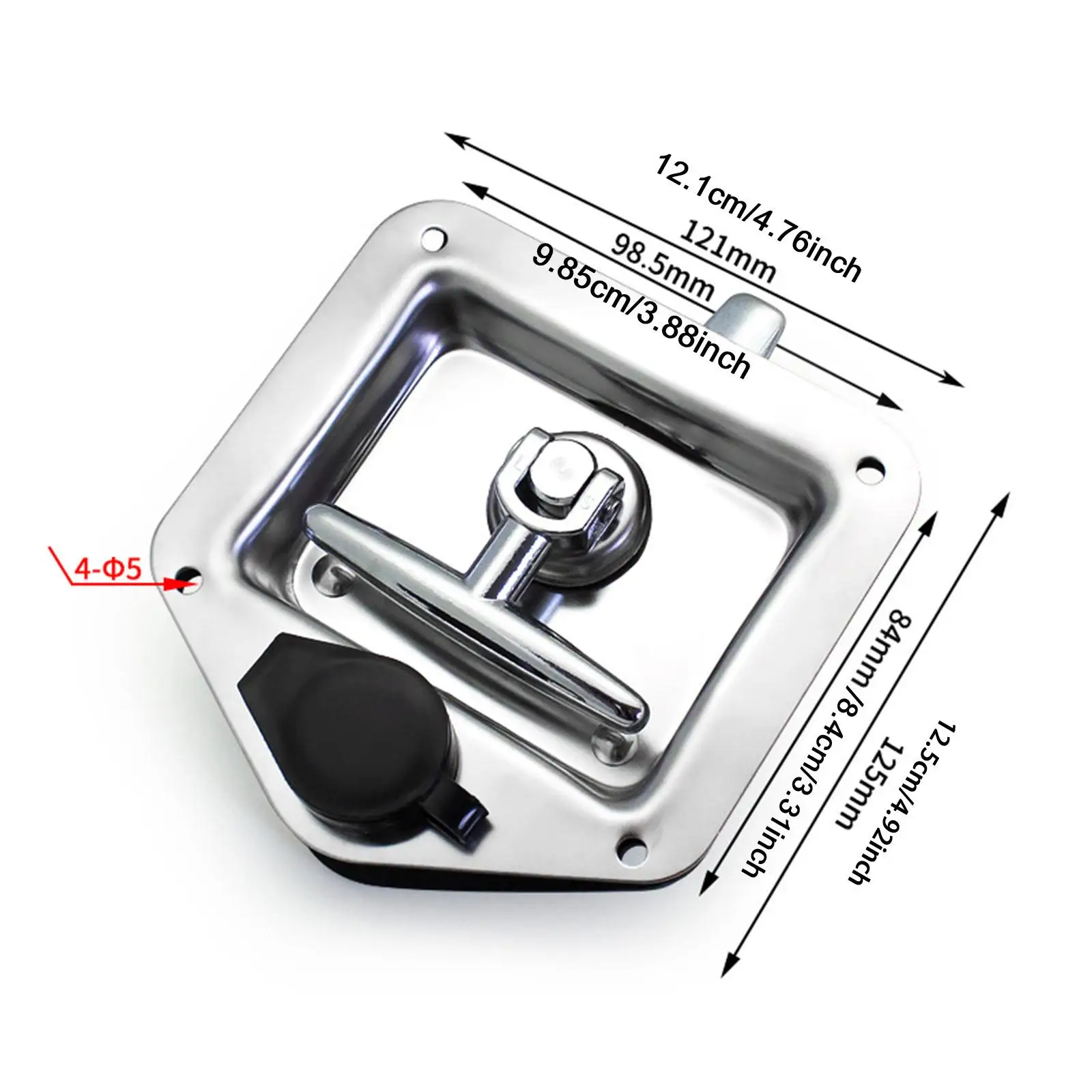 Ferramenta dobrável universal com alça em T de aço inoxidável com para 0 mm * 120 mm * 65 mm