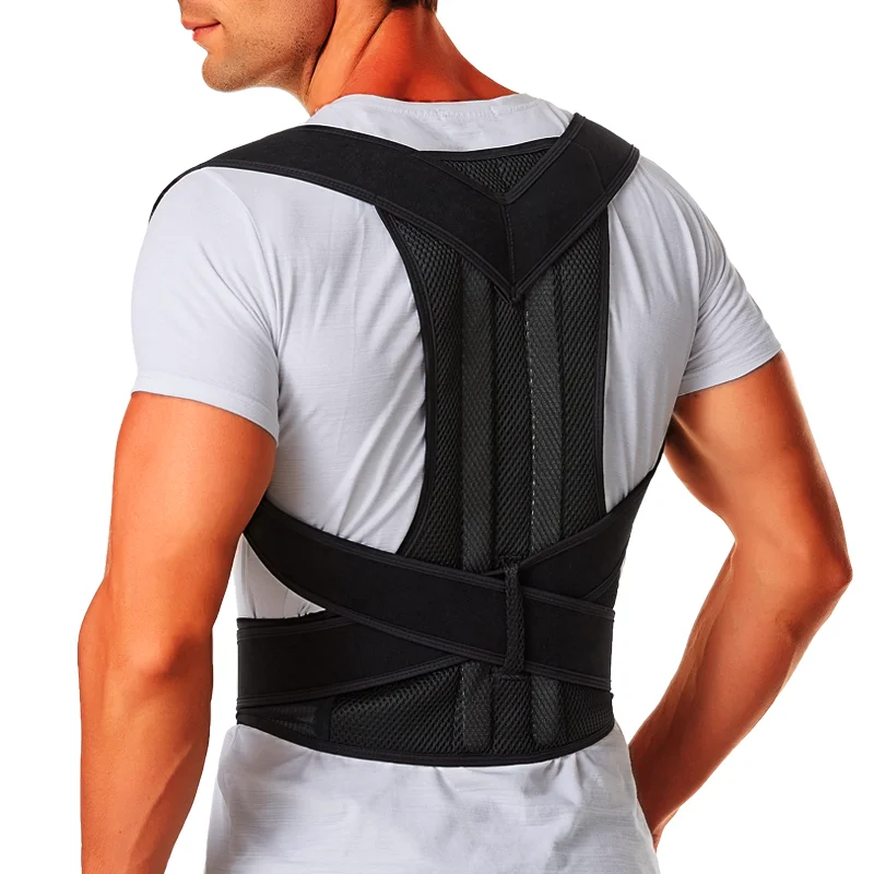 Back Posture Corrector Posture Support Corrector Back Straight Shoulders Brace Strap Corrector for Men Back Support Shapewear
