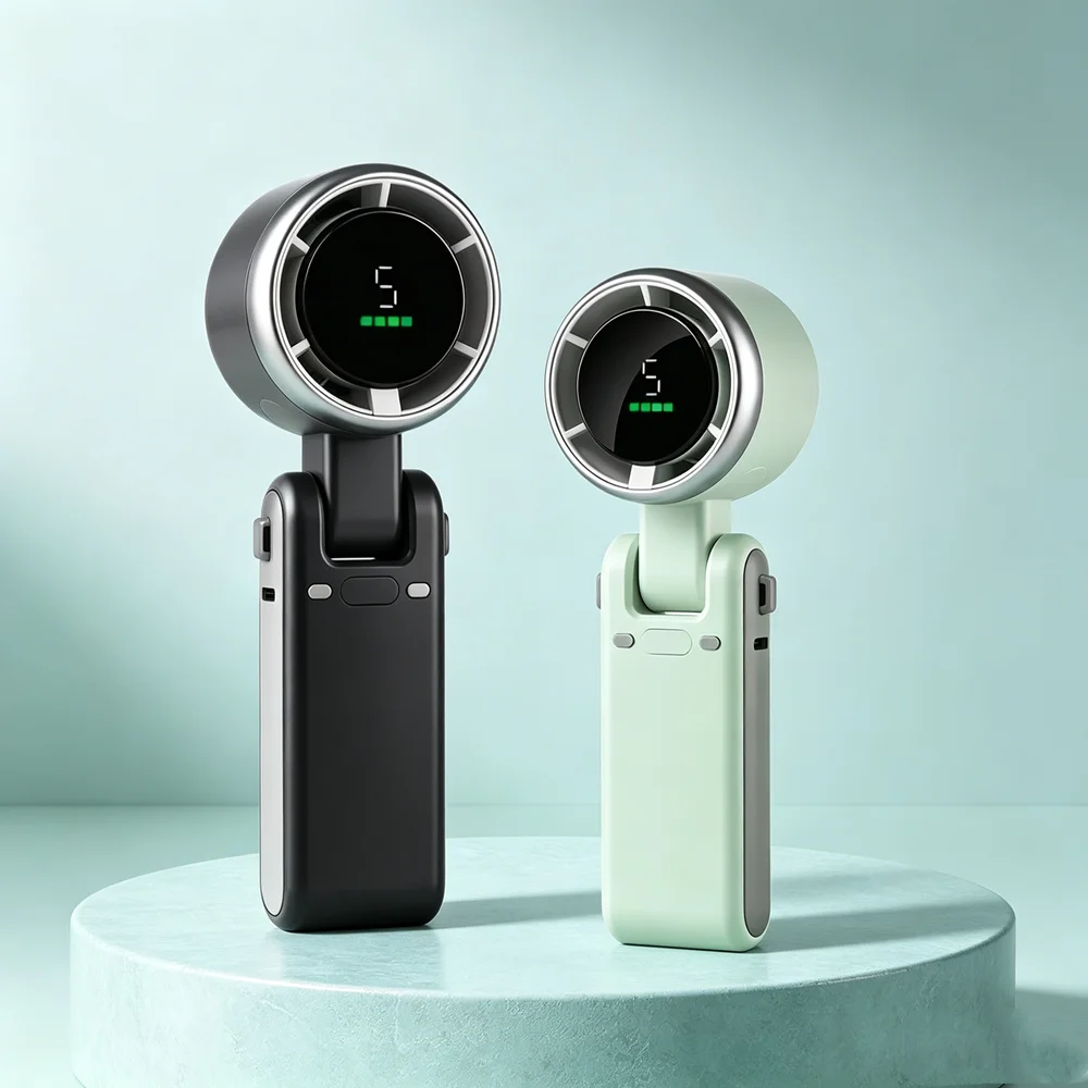 Mini Fan Venty Fan Portable Fan Touch-sensitive Controls Provide A Seamless and Modern Way To Adjust Settings Without Buttons