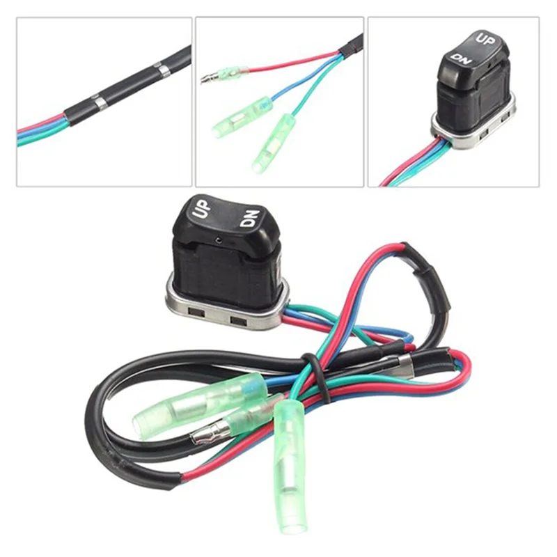 

Для подвесного двигателя, переключатель наклона, 2 шт. 703-82563-02-00 для пульта дистанционного управления 703-82563-01-00, детали мотоцикла