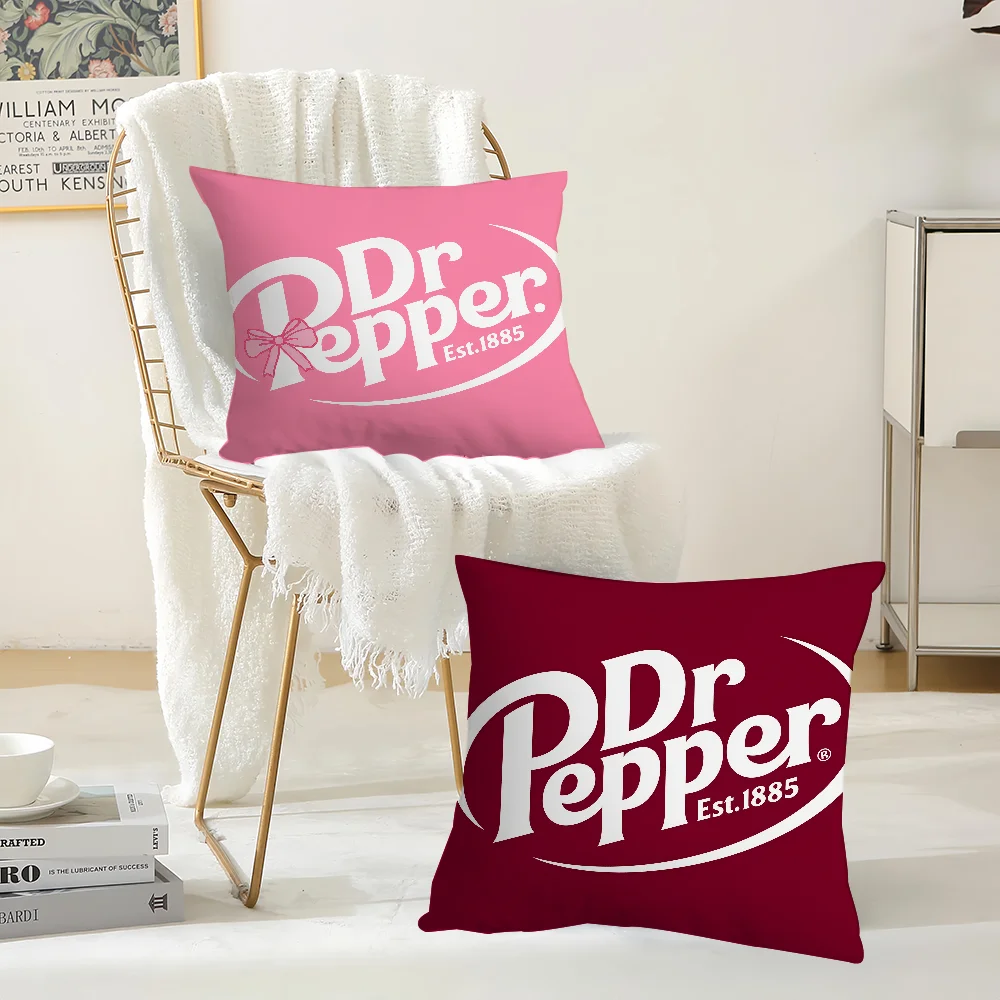 Fashion Print D-Dr. P-pepper Pillow Case Suitable For Bedrooms Living Rooms Cars Home Decoration