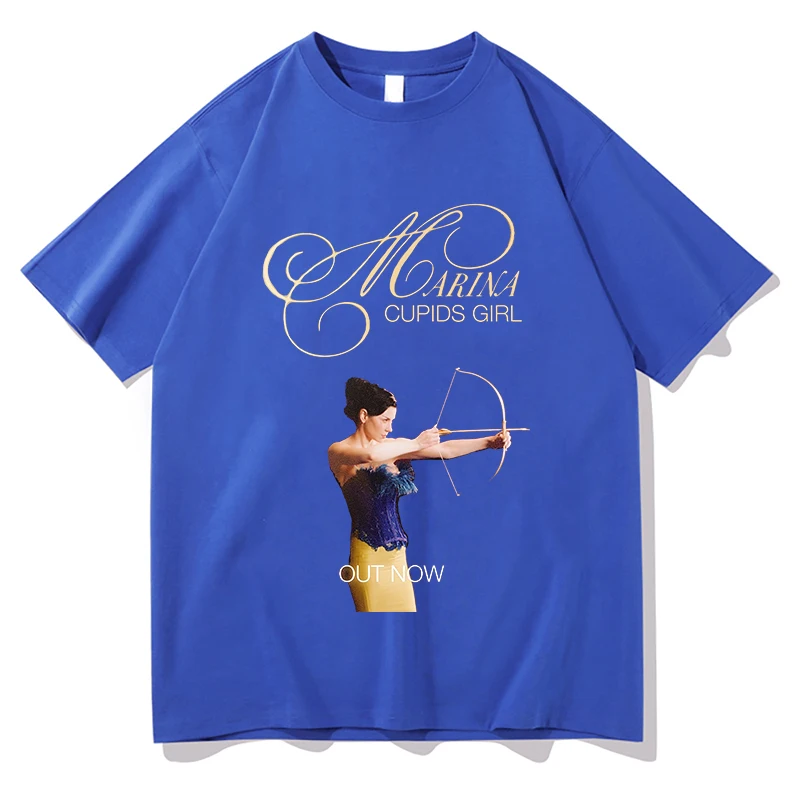 Camiseta da menina da marina cupid para homens e mulheres streetwear fãs de verão camisetas camisa harajuku roupas estéticas manga curta