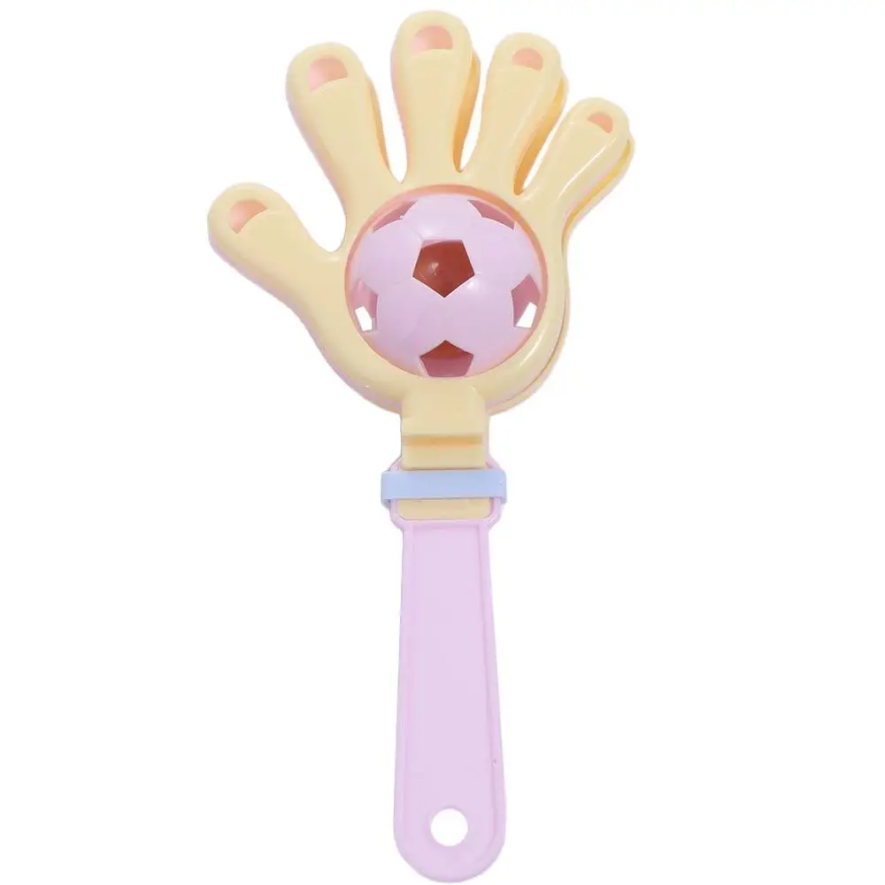 Clappers antirumore in plastica Clapping Calcio Clap Calcio Clap Noise Makers Colore casuale Applausi giocattolo Noisemakers Giocattolo Bomboniere Forte