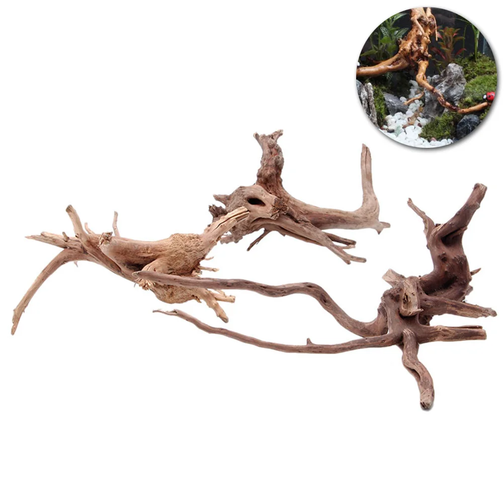 

Freshwater Aquarium Driftwood Spiderwood Mopani Fish Tank Decorations Branch Natural Log