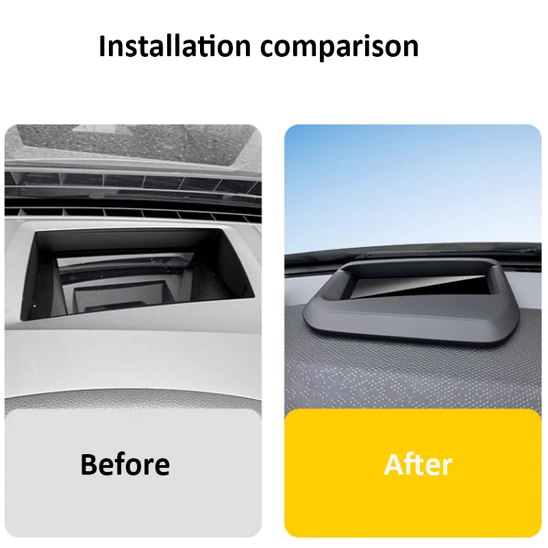 For ZEEKR 001 2021-2025 Accessories Car Dashboard Head Up Display Protective Cover HUD Dustproof Housing