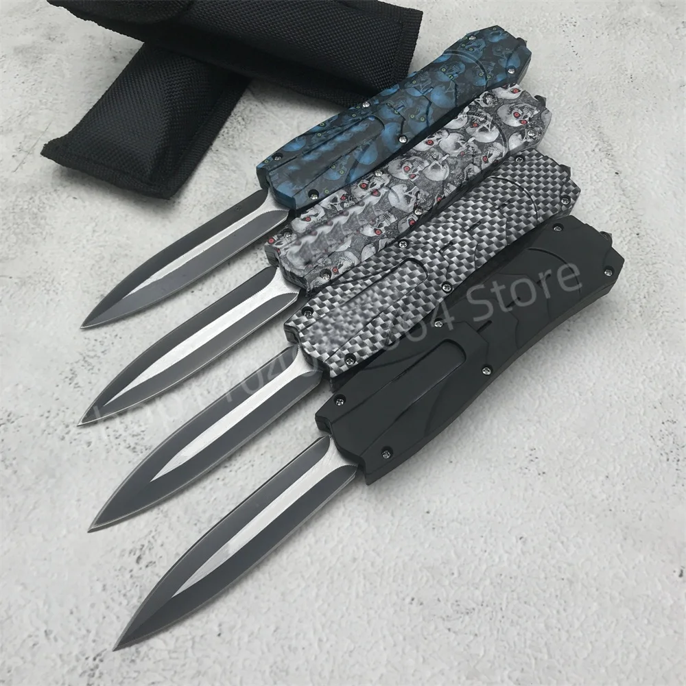 4 Styles Halloween Gifts Pocket Knife High Quality EDC Outdoor Knives 440C Blade ABS Handle Camping Hiking Hunting Tools