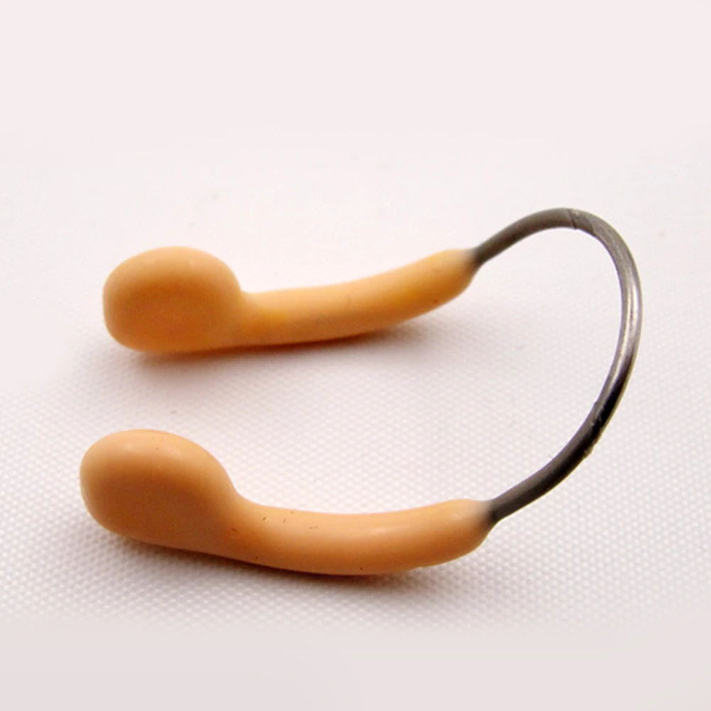 

Nose Steel Frame Swimming Nasal Clips Silicone Pads Swim Nasal Clips for Adults Kids Swimming Gear Water Sports