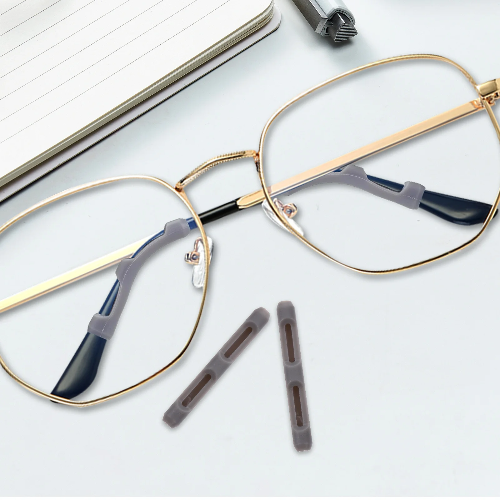 

Eyeglass Ear Grips Silicone Anti-Slip Temple Tips For Glasses Accessories Eyewear Retainer Lightweight