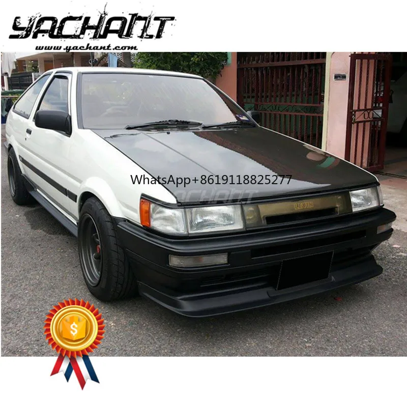 Trade Assurance Carbon Fiber Hood Fit For 1984-1987 AE86 Le*vin OEM Style Hood Bonnet