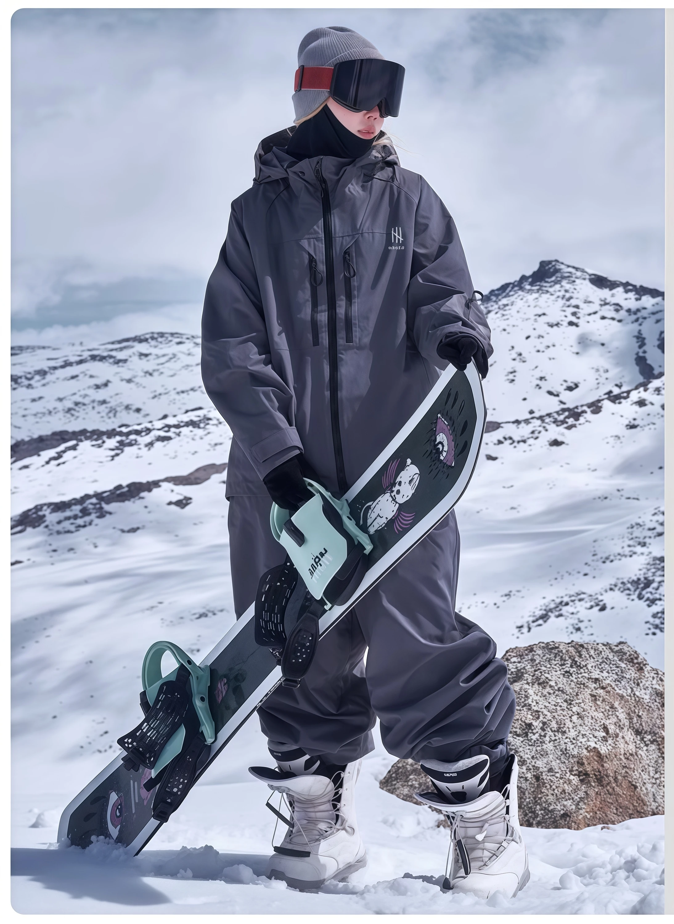 APVCX Winter Men And Women\'s Warm Ski Suit Set Waterproof Breathable Snow Jacket And Pants Outdoor Sports Thicked Clothing