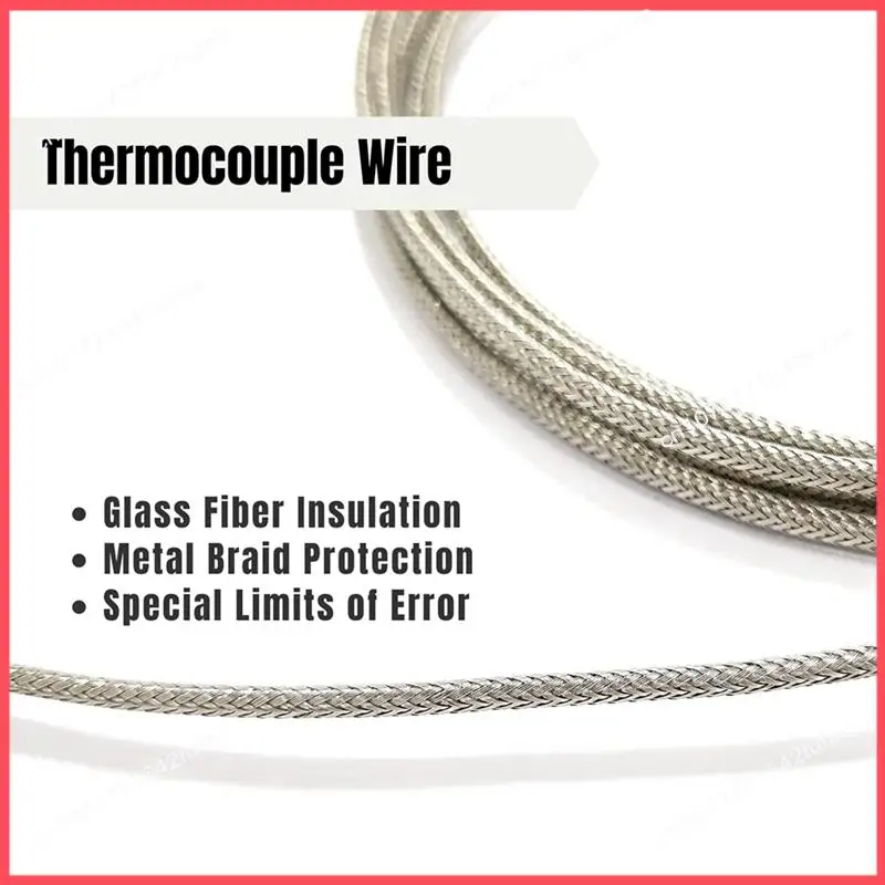 B52C TCE-K02H3-100 Sonda metallica per termocoppia tipo K adatta per forno Sensore termocoppia per strumento di ingresso tipo K