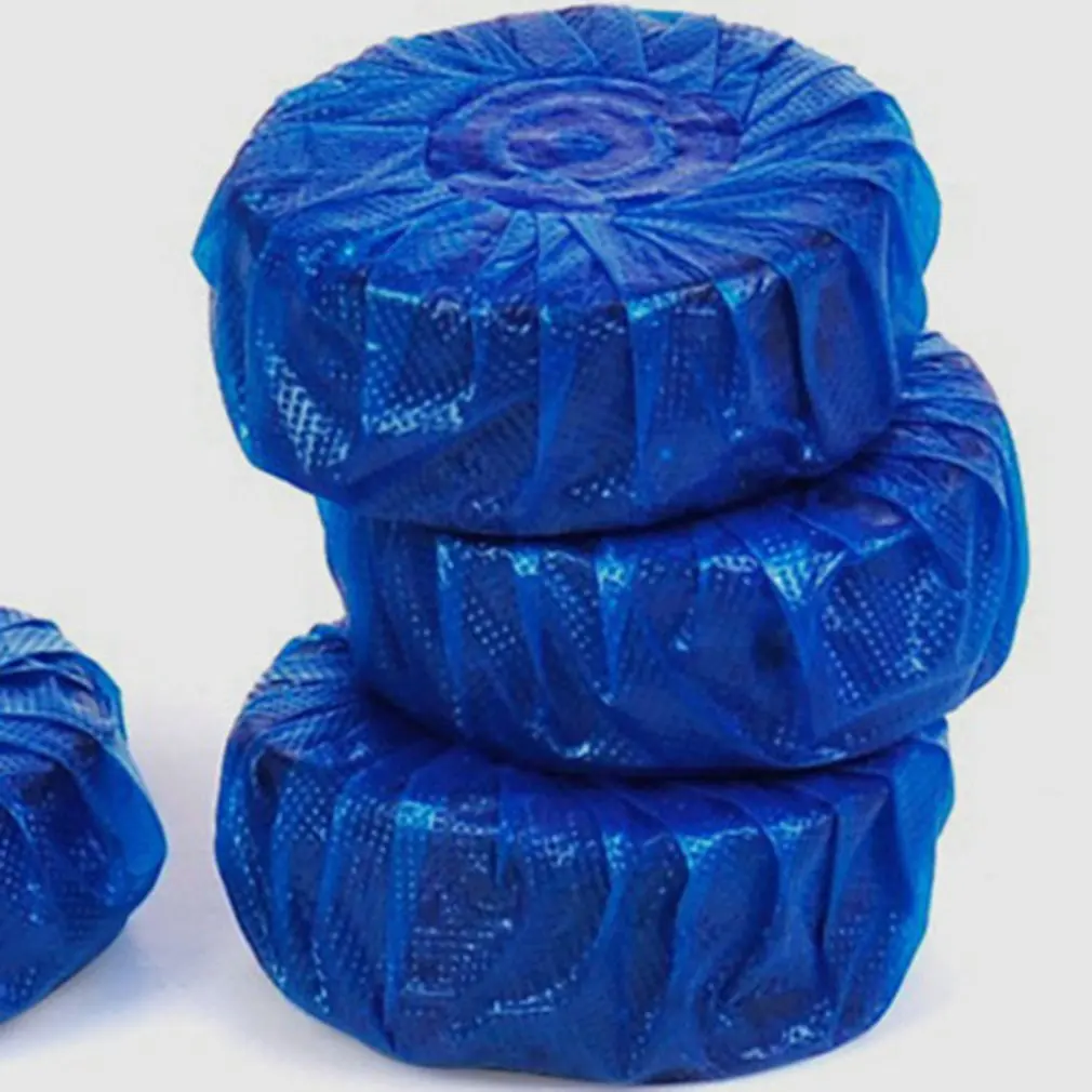 Toilet Cleaner Wc Cistern Blue Bubble Deodorants Effervescent Bowl Deodorant Freshener Sheet Scale Removing Cleaners Home