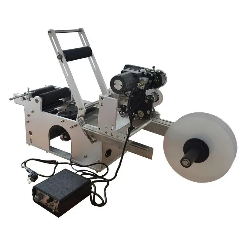 Semi Automatic Date Code Printer Label Printing Machine LT50D Adhesive Sticker Bottle Labeling
