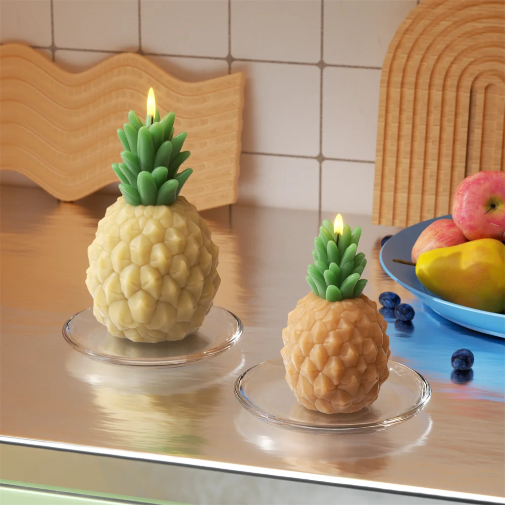 

Pineapple Silicone Molds for Candle Making DIY Aromatherapy Soy Wax Candle Mould Home Wedding Decor