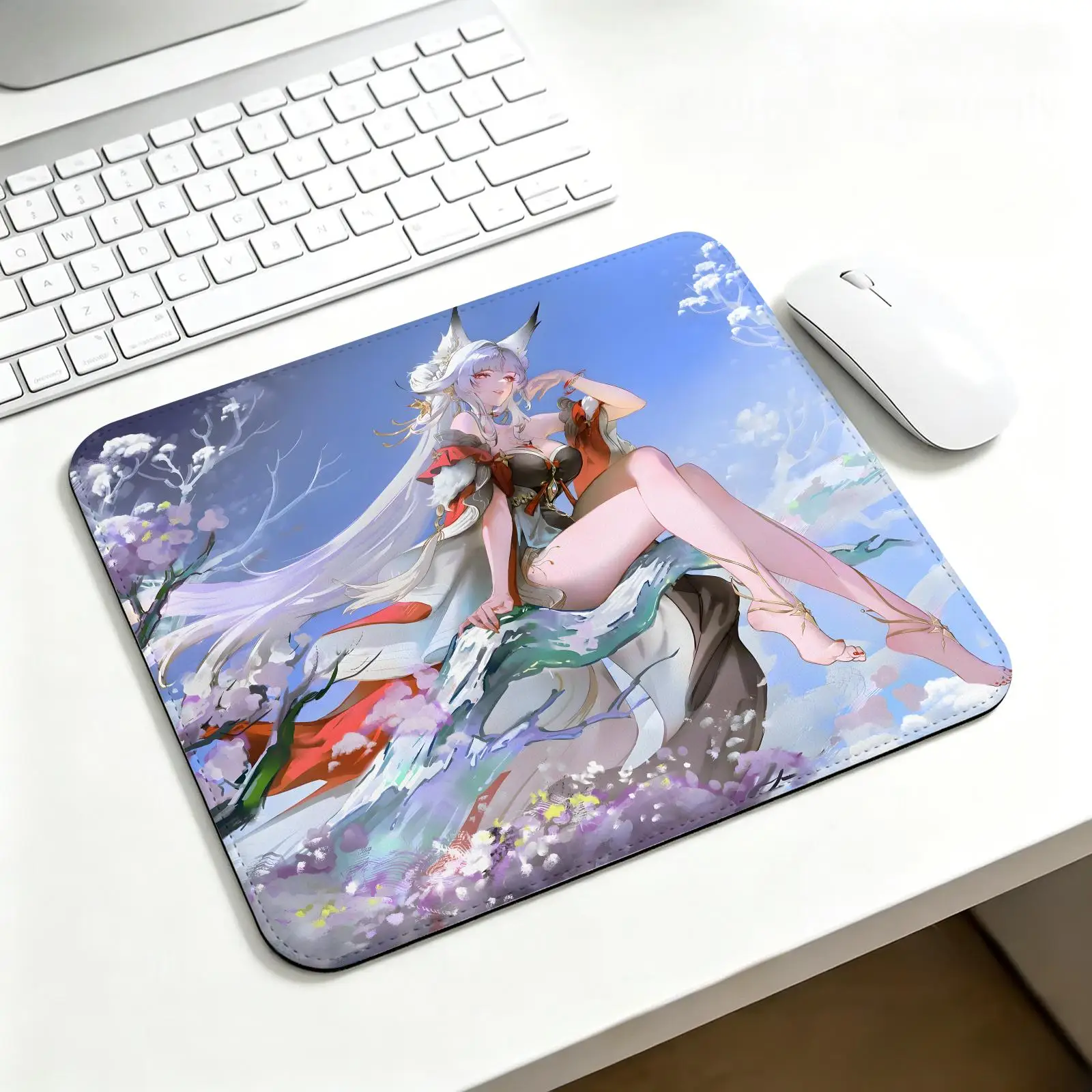 Wuthering Waves Hsin Mouse Pad Regular gaming mouse pad Office mouse pad Laptop desk mat Stitched edge S/M/L size mouse pad