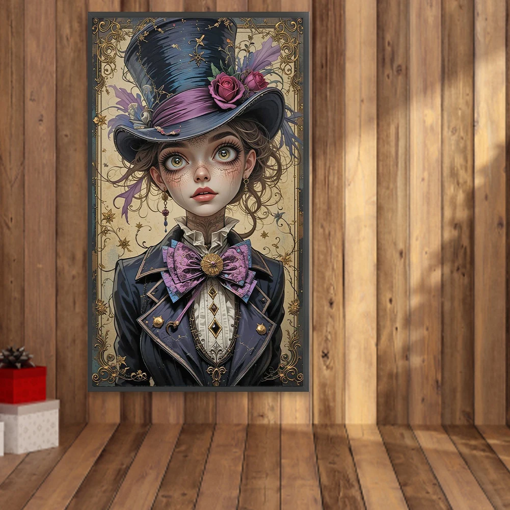 

40x70 см Beauty 5D DIY полная дрель круглый алмазный набор для рисования для домашнего декора стен