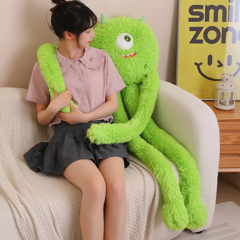 110/125cm Cute Long Legs Plush Monsters Strange Throw Pillow Cushion Bed Doll Throw Giant Plush Home Decor Girl Surprised Gift