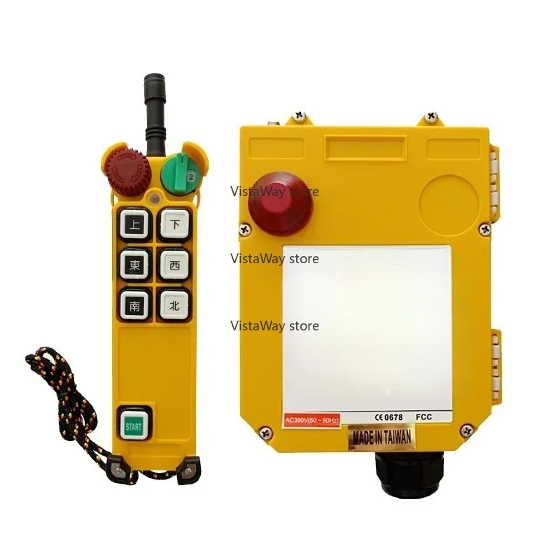 

Taiwan TELECRANE F24-6D wireless Industrial remote control with 6 button,for cranes truck winch drilling rig