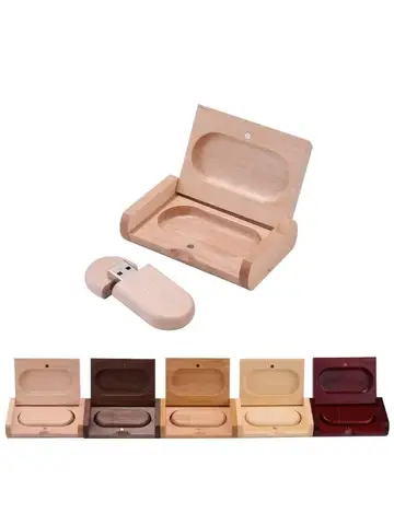 JASTER Wood USB 3.0 플래시 드라이브 128GB 고속 펜 드라이브(나무 상자 포함) 64GB 크리에이티브 비즈니스 선물 메모리 스틱 32GB 16GB