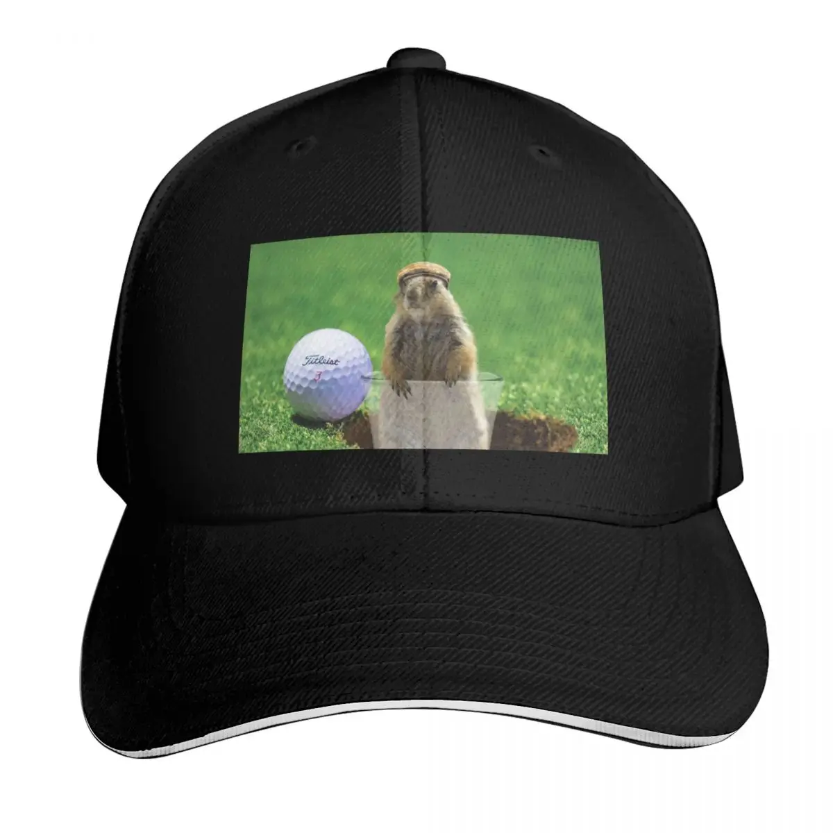 Gopher Golf Baseball Cap Sun Protection UPF 50+ Breathable Mesh Back Adjustable Buckle Closure