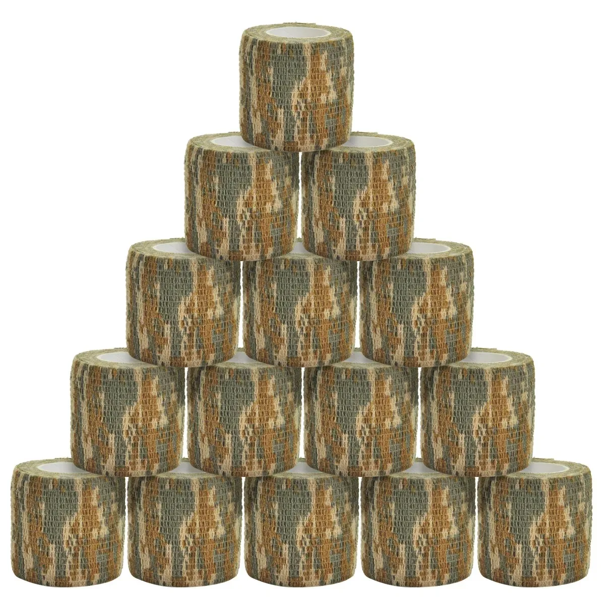 4.8m outdoor camouflage injury sports bandage, elastic cotton sports muscle bandage to relieve knee muscle pain