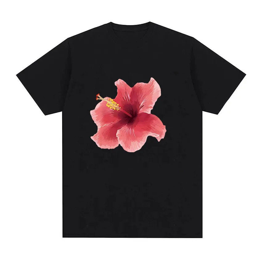 Vintage Flowers Tees Streetwear Letter Punk T-shirt Y2k Style Aesthetic Cute Graphic Youthful Woman Clothes Cotton Short Sleeve