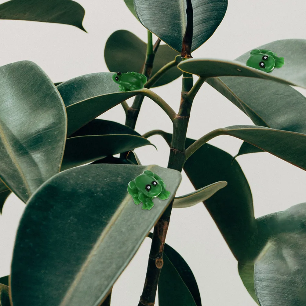 

Набор из 16 миниатюрных лягушек для декора, реалистичные мини-лягушки из смолы для детских кукольных домиков - для игр