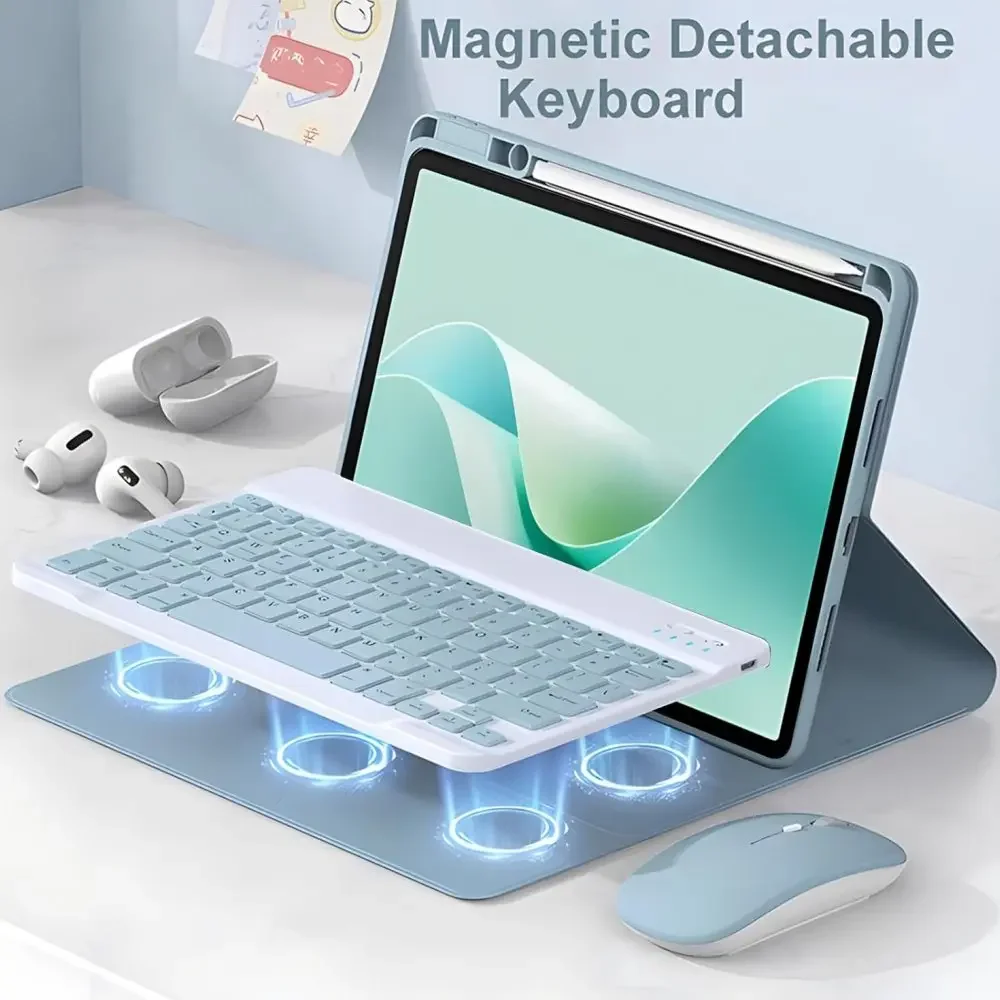 Tablet Case For Huawei MatePad 11.5s 2024 with Pencil Holder Separable Wireless Bluetooth Keyboard Cover For MatePad 11.5s Cover