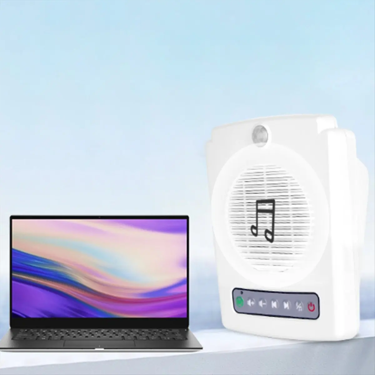 DTC5 Window Intercom High Power Bluetooth Multi-Function Loudspeaker Infrared Sensor for Hospital Construction Site Shopping