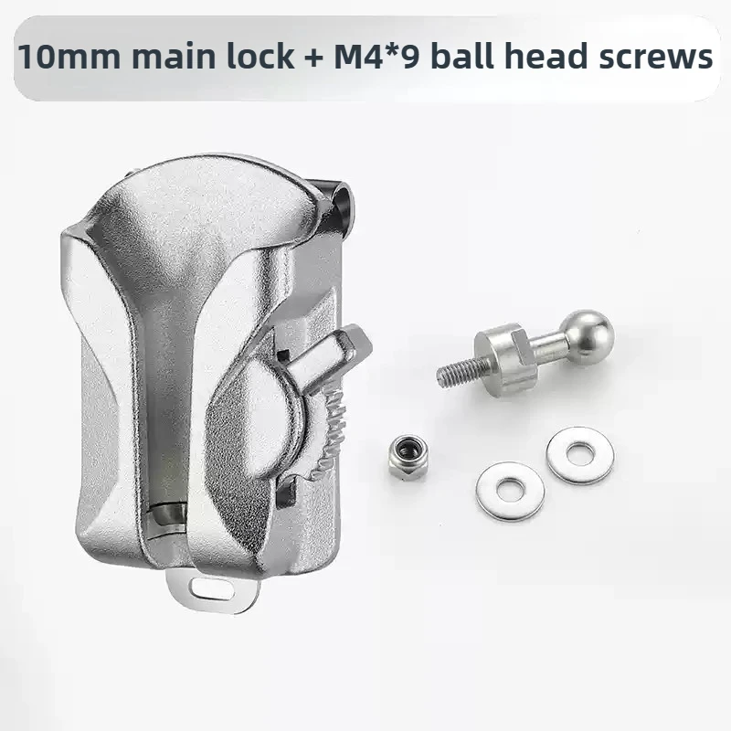 Aluminium Legierung Tragbare Doppel Lock Taille Schnalle Power Werkzeuge Professionelle Schnell Hängen Haken Holz Zimmerei Werkzeuge Zubehör – Detail 7